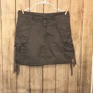 Prana Distressed Cargo Skirt